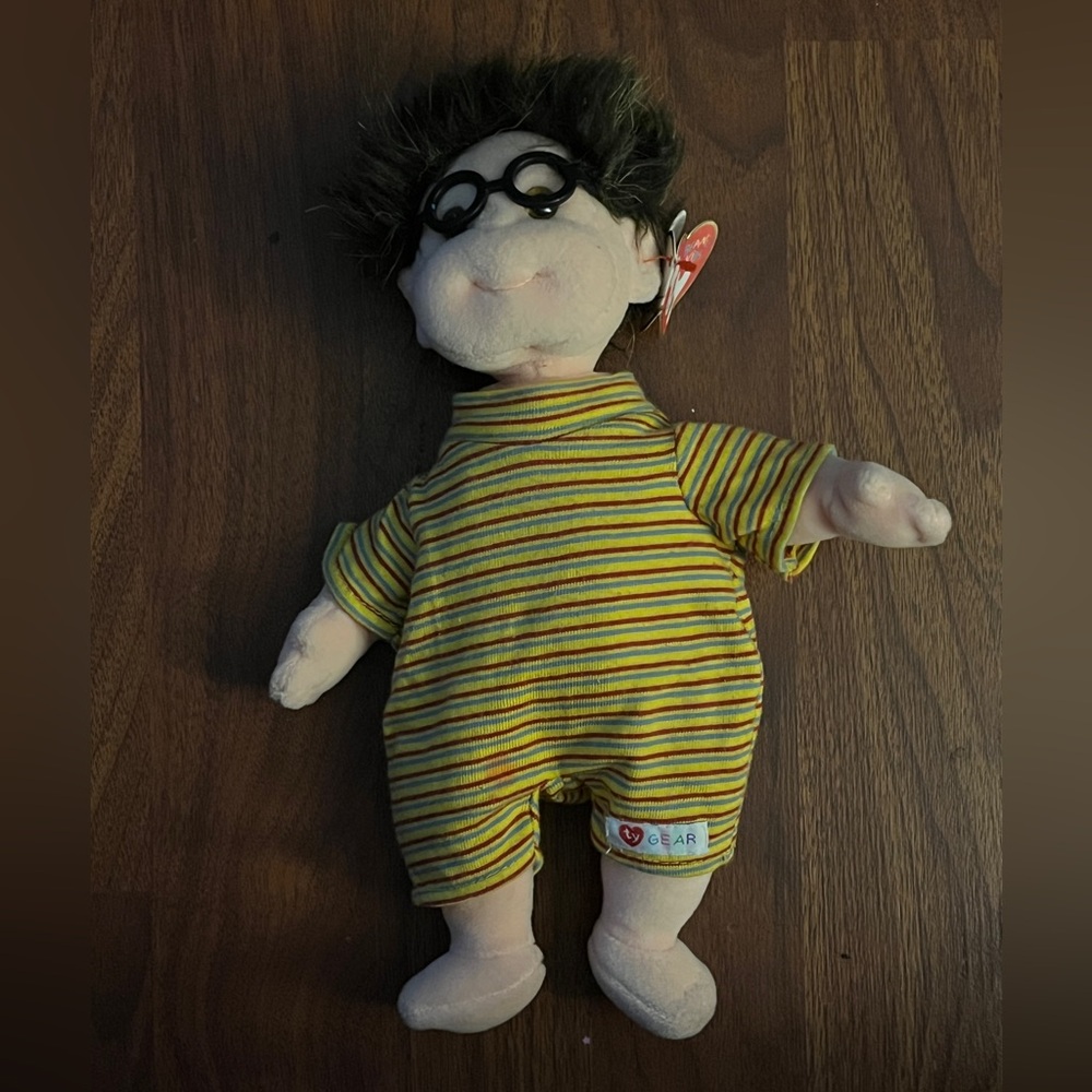 Ty Beanie Kids Plush with Striped Outfit